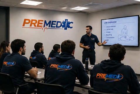 Premedic Canada classroom instruction